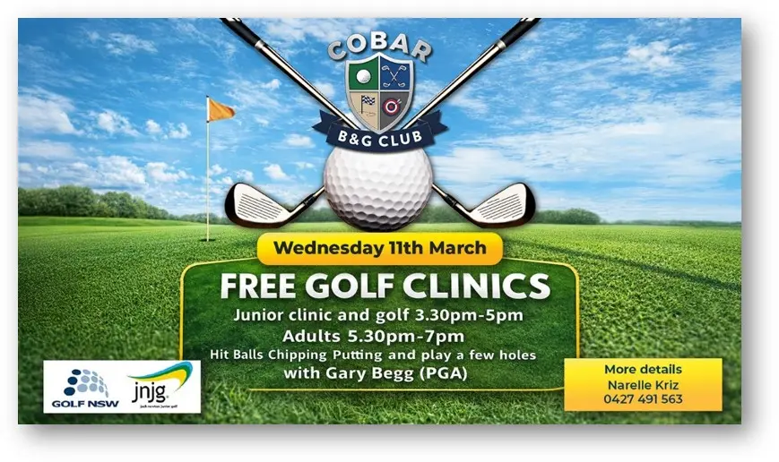Cobar Golf Clinic Junior and Adult