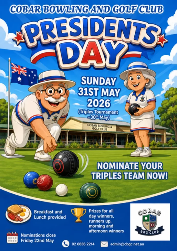 PRESIDENTS DAY COBAR BOWLING
