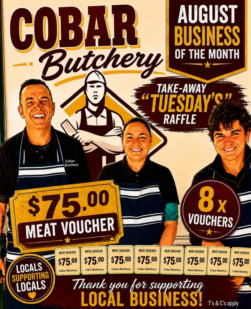 Cobar Butchery August 2026 Business of the Month