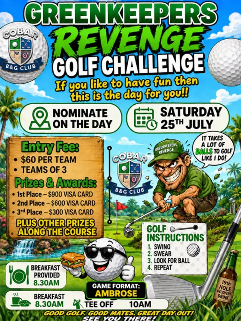 Greenkeepers Revenge Golf Challenge Cobar