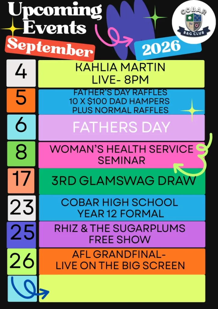 Upcoming Events